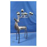Heavy,Metal Reindeer Candle Holder