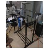 Adj. Double Rail Garment Rack