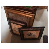 4 Framed Pictures-Largest 21x25"