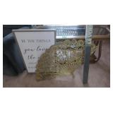 NIB Aluminum Window Blind, Framed