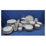Crown Victoria China Set, "Lovelace Pattern",97