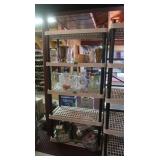 Plastic Shelf Unit 35.25x23x71"H