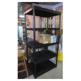 Plastic Shelf Unit 35.25x24x71"H