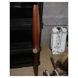 Vintage Airplane Propeller Clock 48"