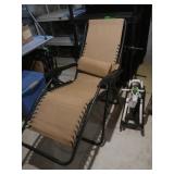 2 Outdoor Metal Framed Zero Gravity Chairs