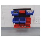 2 Wall Mounts 30.5x14.5 Storage Bin Set