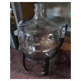 Lg Glass Jug w/Harness Strap