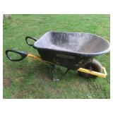 True Temper 6 cu.ft. Poly Wheelbarrow