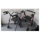 2 Walkers w/Seats
