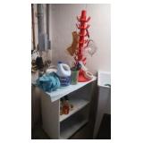 Wooden Shelf Unit 32x16x31.5"H w/contents
