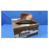 Resistol Suede Leather Hat-Sz 7.5