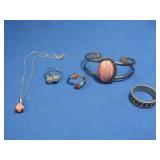 Sterling Bracelet,Rings&Necklace