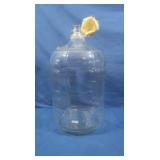 Vintage 5 Gal Clear Glass Carboy 18.5"H