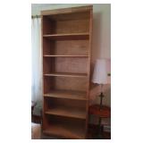 Solid Wood Bookcase Shelf 32x16x84"H