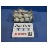NIB Top Flite Golf Balls&used Bag of Golf Balls