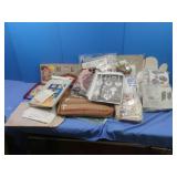 Transogram Weaving Loom,Assortment of Needlework