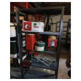 Metal Shelving Unit-30x12x62"H-No Contents