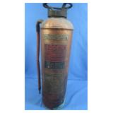 Vintage 2.5 Gal. Copper&Brass Fire Extinguisher