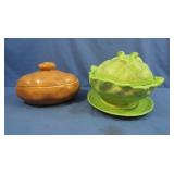 Vintage Holland Mold Cabbage Leaf Tureen