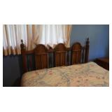 Wooden Bed Headboard 60.5x47"H&Bed Frame,approx