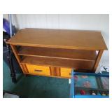 Wooden Media Console w/2 Drawers-48x16x30"H