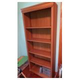 Wooden Book Case 29.75x12x72.5"H