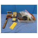 Screws,Wire Brush,Tape Measure,Calculator&more