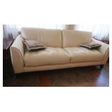 Leather Sofa 85x36.75x32.5"H,some