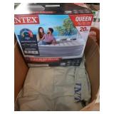 NIB IntgexQueen 20"H Air Mattress&Air Mattress