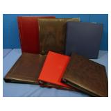 6 photo Albums(some w/Blank Plastic Sheets)