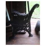 Cast iron Seat Suports-20x1.5x30"H,Carding