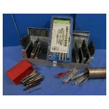 Lg Case of Drill Bits,NIB 21 Pc Tpa&Die