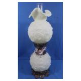 Fenton "Gone With the Wind" Style Satin Custard