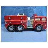 Vintage Remco Metal Fire Truck 13"L