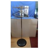 Vintage Metal Rotating Clothing Rack, 36 Pr. Shoe