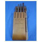 Handcrafted Knife&Block Set