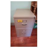 Metal Vertical Filing Cabinet w/Lock&Key