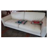 Leather Sofa 85x36.75x32.5"H,some