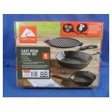 NIB Ozark Trail Cast Iron Cook Set