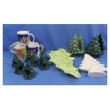 Vintage Ceramic Christmas Tree napkin