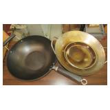 Wok w/Insert 14", Wok 13.5"