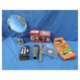 Holiday Mugs,NIP Pop Sonic Trimmer,Flipdown Glare