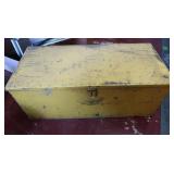 Vintage Metal Tool Chest 24 L x 11 1/4 W x 9