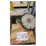 23 Abrasive Grinding Discs 7x7/8", Wire Brush For