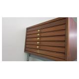 7 Drawer Wooden Cabinet 21"Wx13Dx12.75"H