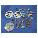Politcal Pins,Patriotic Flag Pins