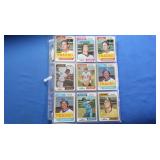 (45) 1974 Topps Baseball Cards VG-EX