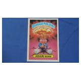 1986 Topps Giant 5x7 Garbage Pail Kids #8 ADAM