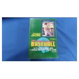 SIB 1991 Score Baseball Wax Pack Box 36 Ct.