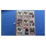 (18) Vintage Pittsburgh Steeler Cards Fair-EX